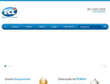 Tablet Screenshot of eclmedtrab.com.br